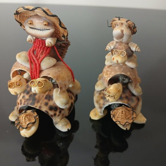 The 'Sea Shell Turtles'  These are decorative fun sea shells dressed as turtles - Picture 4 of 6
